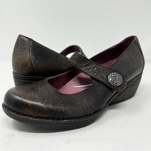 Dansko Dark Brown Mary Jane Flats